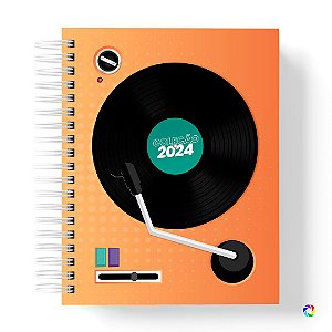 Planner Retrô 2.0 - 2024 Datado - Personalize - Capa 04