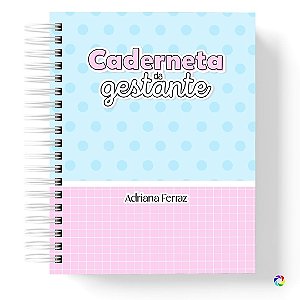 Caderneta da gestante + Planner da gestante + Caneca - Personalize com seu nome.