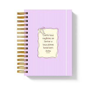 Caderno devocional com versículos: