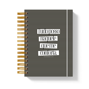 Caderno devocional com versículos: