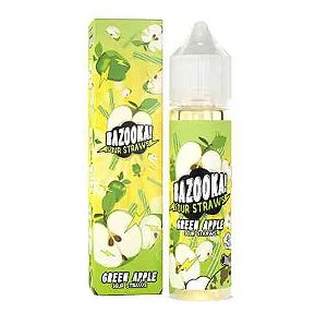 Juice Bazooka Sour Straws - Green Apple (60ml/3mg)