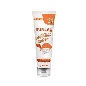 Protetor Solar SUNLAU FPS 30 proteção UVA/UVB 120g Henlau