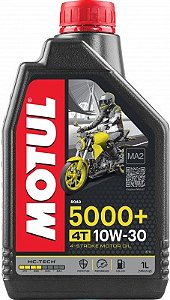 Óleo De Motor 10W30 1L Motul 5000+ 4T