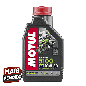 Óleo De Motor 10W30 1L Motul 5100 4T