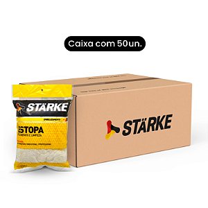 Estopa Branca para Polimento Starke Caixa com 50un.