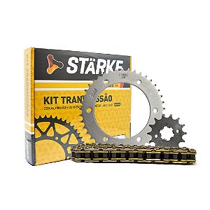KIT TRANSMISSAO STARKE KTR0050 41Z 14Z 428H X 128L C/RETENTOR YAMAHA FZ15 22> - UN