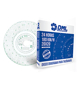 DISCO DE TACOGRAFO DML 005 1 DIA 180KM - UN