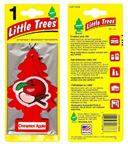 ODORIZANTE LITTLE TREES CINNAMON APPLE - UN