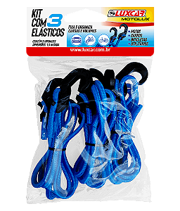 Kit Com 3 Elasticos 1,50M Moto - Un