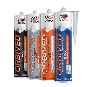 Adesivo Silicone Orbived Cinza (Fl) - 280Gr