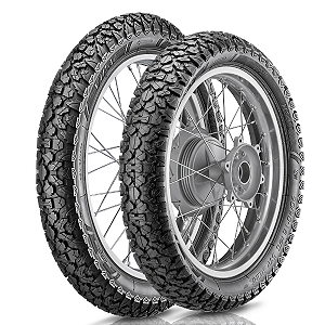 Pneu Aro 17 Vipal 60/100-17 33L Tr200 Dianteiro Com Camara - Un