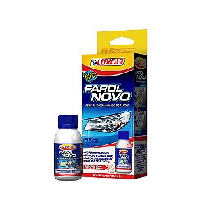 Revitalizador Líquido De Faróis 50Ml Farol Novo Luxcar