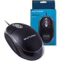 MOUSE MULTILASER ÒPTICO CLASSIC PRETO 1200 DPI USB PRETO