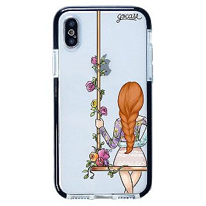 Capinha gocase para celular BFF - Floral (Esquerda) - IPhone X
