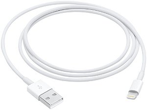 Apple Cabo de Lightning para iPhone - USB (1 m) - Original.