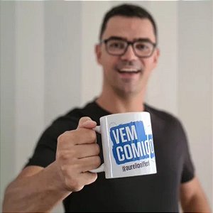 Caneca Vem Comigo - Aurélio Alfieri