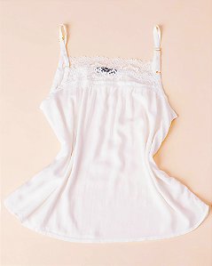 Regata de com Renda - Off White