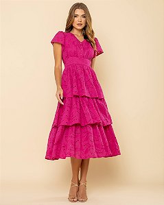Vestido Sevilha Rosa