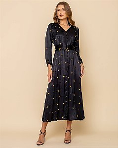 Vestido Cecilia Preto