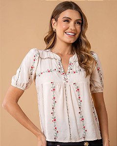 Blusa Bordada Chloe