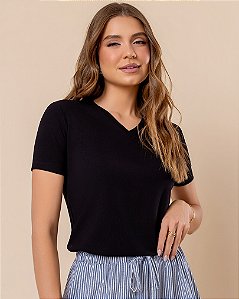 T-Shirt Gola V - Preta
