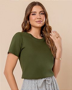 T-Shirt Gola Redonda - Verde