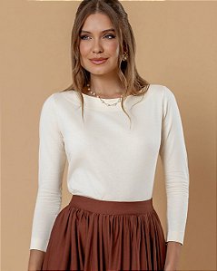 Blusa Lara Baunilha