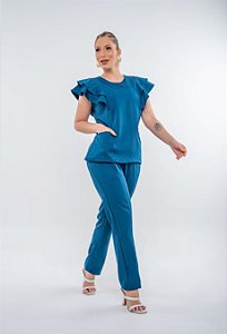 Conjunto Bella - AZUL PETRÓLEO (TWO WAY)