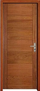PORTA BIG BROTHER ECO MADEIRA ANGELIM COM FECHADURA BATENTE 14 CM