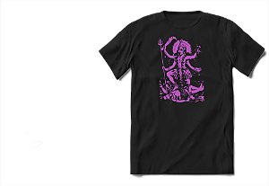 Camiseta Deusa Kali Estampa Roxa