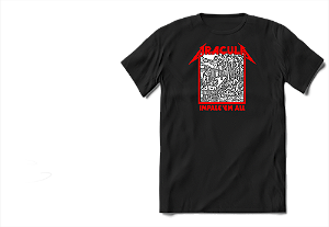 Camiseta Dracula Impale Em All Estilo Metallica