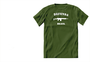 Camiseta Defenda Brasil