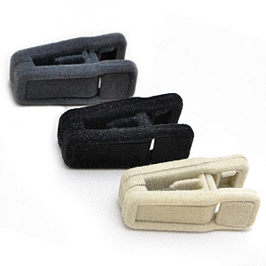 Presilha veludo - kit c/ 5 pares