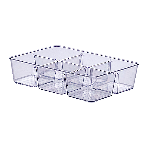 Organizador Diamond com Divisórias | 25 x 18 x 6 cm - 904