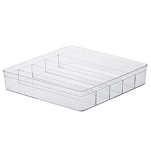 Organizador Diamond com Divisórias 36,5 x 36,5 x 7,5 cm - 1129