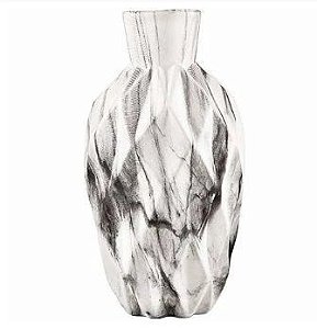Vaso marmorizado em cerâmica