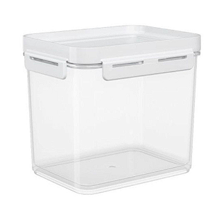 Pote Hermético Flap Branco (Coza) - 2,2L