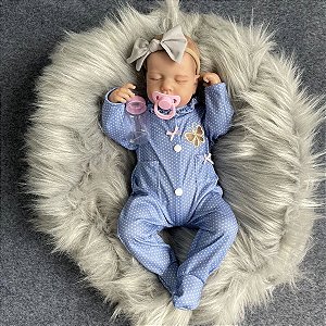 Bebê Reborn Realista Corpo 100% Silicone Perfeita