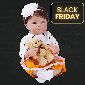 Boneca Reborn Corpo 100% Silicone Menina