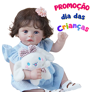 Boneca Reborn Corpo de Silicone Macio Lançamento