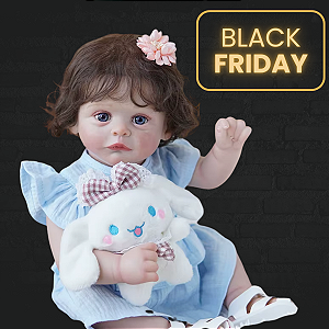 Boneca Reborn Corpo de Silicone Macio Lançamento