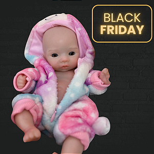 Reborn Silicone Sólido Linda Delicada