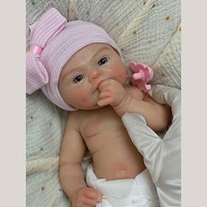 Bebê Silicone Sólido Lançamento 2026 Carequinha