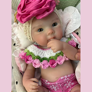 Boneca Reborn Molinha Silicone Sólido Lançamento 2026