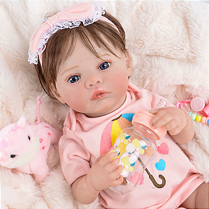 Boneca Reborn Linda Pode dar Banho Realista