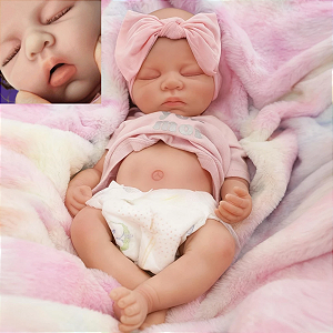 Boneca Reborn Silicone Sólido Lançamento 2026