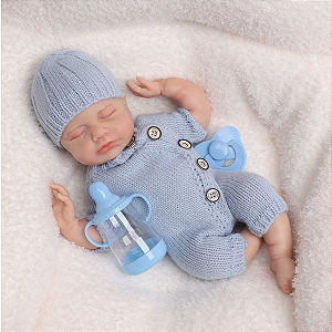Bebê Reborn Menino Silicone Sólido Molinho