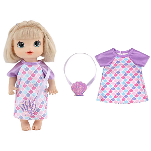 Roupinha para Reborn de 25 a 35cm Conchinha