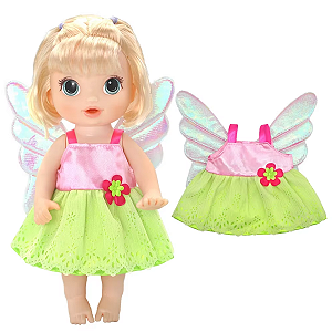 Linda Roupinha para Bebê Reborn de 25 a 35cm Fadinha