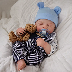 Reborn Menino Bebê Pode dar banho
